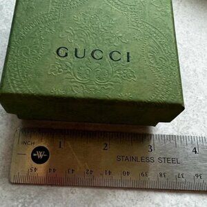 Empty gucci jewelry box